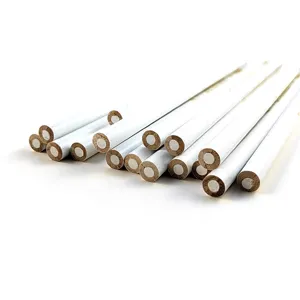 White nail art dotting pens detail view, professional rhinestone craft tool for DIY handmade design.