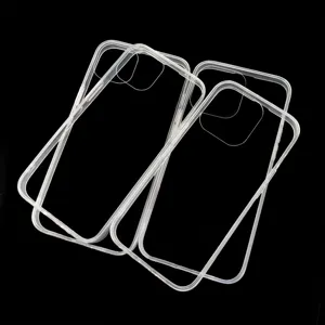 Transparent Hard Phone Case Clear Protective Cover Shell For iPhone Series Minimalist Style