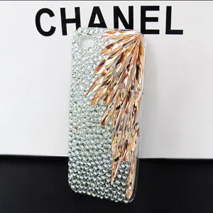 Dazzling crystal rhinestone phone case with luxury drop stones for sparkling daily protection.