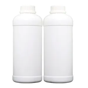 Dos botellas de plástico blanco para pegamento epoxi AB, imagen principal limpia, envase de 2000g