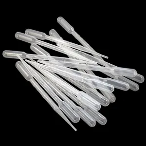 Pipette di trasferimento in plastica trasparente con graduazione per resina epossidica