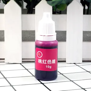 Epoxy resin color essence UV glue pigment 10g pink concentrated liquid dye for DIY crafts