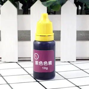 Purple color essence pigment for UV resin epoxy crystal glue DIY crafting 10g bottle