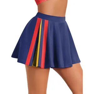 2026 Wereldbeker Spanje voetbal cheerleading plooien mini rok sport fan supporter outfit