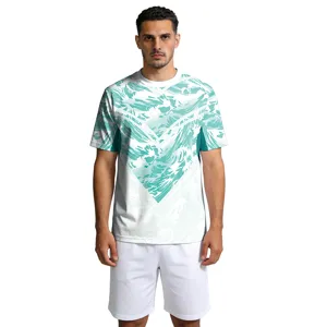 Portugal Fan Voetbal Trikot Set Sneldrogend Ademend Bedrukt Heren T-Shirt Top En Bottom Sportkleding Voor Voetbaltraining