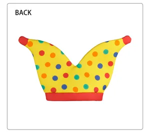 Sombrero de payaso de lunares estilo europeo fiesta de Halloween cosplay disfraz accesorios