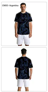 Andriko set podosfairikes fanelas kontomaniko t-shirt kai leuko sortsa gia tous athlites