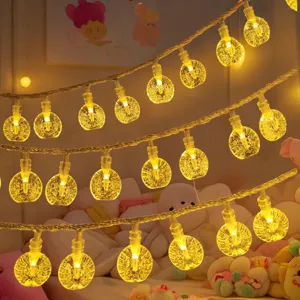 LED string lights decorative bottle shape warm glow for bedroom party holiday warm lighting