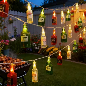 LED fotistiki seira mpoukali adiavrochi exoterikos choros kipos party diakosmisi