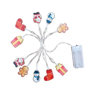 LED acrylic Christmas string lights holiday decorative atmosphere lights kids room tent decor