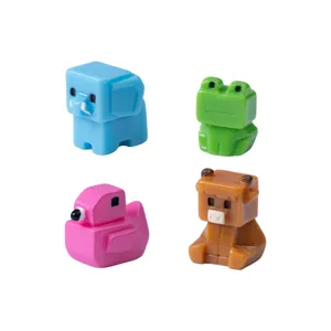 Miniatur Harz Tierfigur Mikrolandschaft Süß Cartoon Flamingo Elefant Frosch Kaninchen Panda Schnecke Dekor Handwerk Ornament