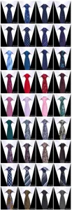 Classic men's jacquard neckties assortment featuring stylish business formal patterns for men.