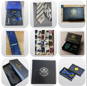 Heren zakelijk huwelijk stropdas vlinderdas geschenkdoos set accessoires stijlen