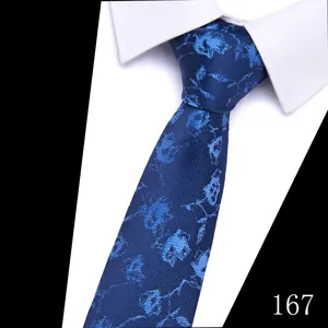Blue jacquard silk necktie detail closeup, elegant formal business men neck tie accessory.