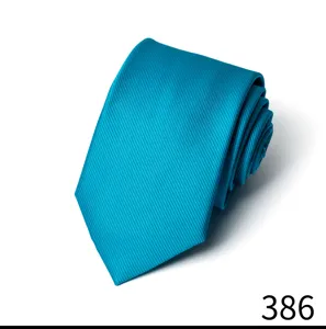 Einfarbige türkise Krawatte für Herren Business formelle Kleidung feine Twill Textur