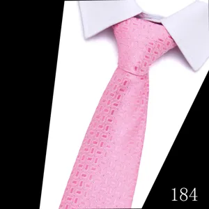 Detailed close-up of pink jacquard polka dot men necktie for business wedding formal wear.