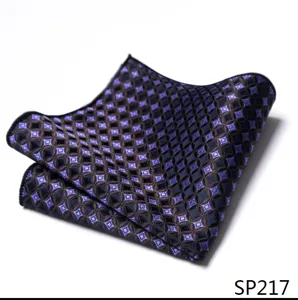 Heren mode geometrisch patroon pochet pak accessoire zakdoek stijlvolle stijl