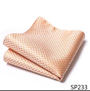 Heren geweven pochet zakdoek stijlvol pak accessoire formele vierkante zakdoek.