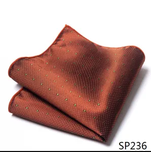 Heren stijlvolle mode pochet zakdoek formele zakelijke pak accessoire stippen design.