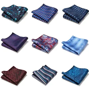 Men's Pocket Square Handkerchief Business Formal Suit Accessory Jacquard Woven Pocket Squares Wedding Party