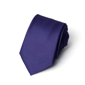 Dunklila Herrenkrawatte, klassische feine Twill-Unifarbe formelle Krawatte für Business.