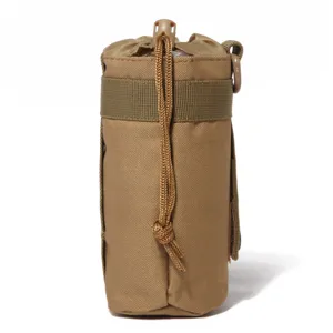 Tactical Water Bottle Pouch Oxford Cloth Outdoor Hiking Waist Bag Multifunctional Military Molle Water Cup Holder Pocket