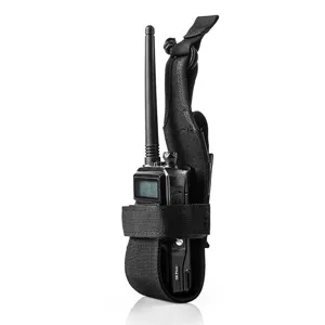 Tactical walkie talkie pouch nylon holster holder outdoor radio carrier gear accessory detail