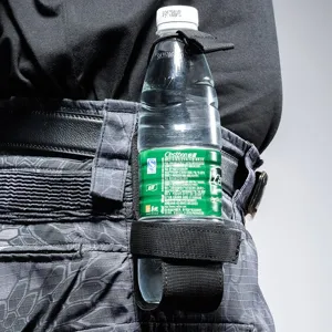 Durable tactical water bottle pouch MOLLE holder for outdoor hiking camping and sports