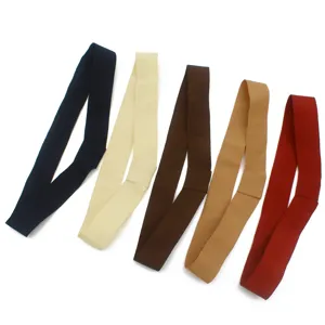 Ruban de Chapeau Moderne en Poliestere Couleur Unie Sangle Tissée pour Fedora Jazz Chapeau de Paille Homme Femme Accessoire Décoratif