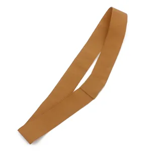 Ruban de bande de chapeau tissé marron accessoire pour chapeau de paille jazz fedora élégant