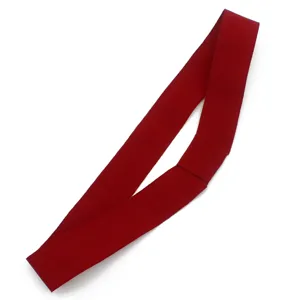 Ruban de chapeau rouge accessoire pour feutre paille jazz chapeau mode DIY décoration.