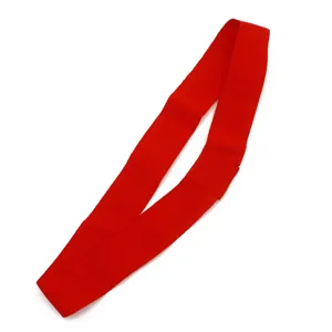 Ruban de chapeau rouge sangle bricolage accessoire couleur unie ruban tissu Fedora