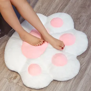 Süße Katzenpfote Plüsch Kissen weiche Bärenkralle Bodenmatte gemütliche Schlafzimmer Stuhl