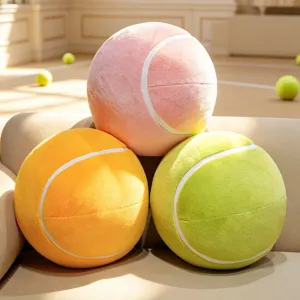 Peluche Palla da Tennis Simulata Cuscino Simpatico Giocattolo Sportivo Bambola Decorazione Camera Bambini Borsa Ciondolo Portachiavi Regalo