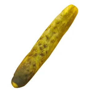 Funny simulation cucumber plush pillow toy soft green vegetable doll for girls and boys.