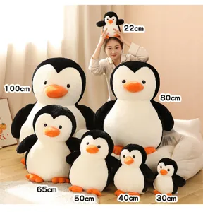 Simatico pinguino di peluche di simulazione morbida bambola farcita cuscino regalo