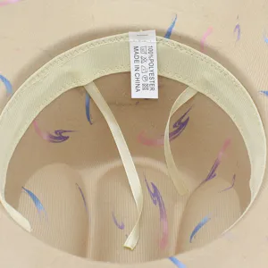 Interior detail view of the retro western cowboy hat showing quality lining and wash tag.