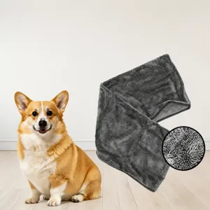 Thickened Chenille Pet Bath Towel Absorbent Dog Cat Drying Towel Fast Drying Pet Grooming Bathing Supplies