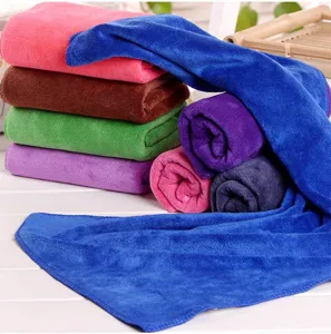 Toallas de limpieza de microfibra multicolor suaves absorbentes juego de toallas para coche
