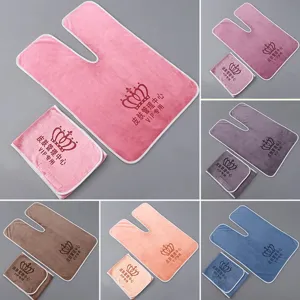 Zachte absorberende U-vormige schoonheidssalon handdoek hoofdwrap in meerdere kleuren.