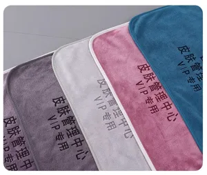 Schoonheidssalon handdoek set zacht absorberend snel drogend beddenlaken logo borduur