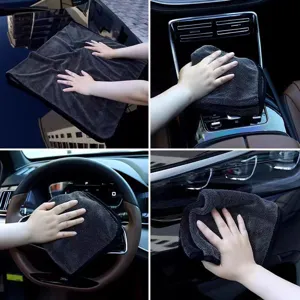 Asciugamano per auto in microfibra ad alte prestazioni per una pulizia delicata e sicura.