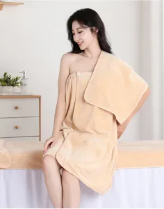 Comfortabele spa badhanddoekset voor schoonheidssalon, zacht absorberend materiaal, mooi.