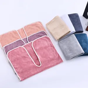 Set di asciugamani da salone a U professionali, morbide microfibre spa viso e petto.