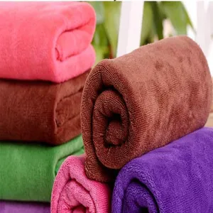 Toalla de microfibra gruesa para secar el pelo, super absorbente para salon y hogar.