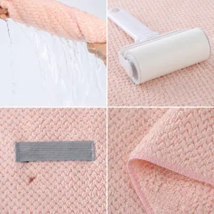 Coral fleece dry hair cap super absorbent soft breathable quick drying shower hair towel wrap