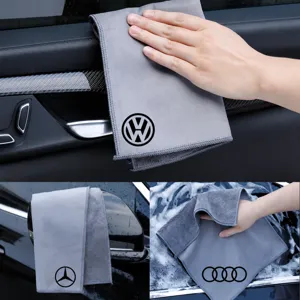 Soft microfiber car cleaning towel, highly absorbent auto detailing cloth for washing and drying