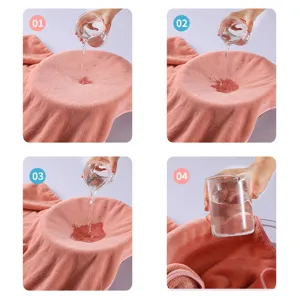 Thickened coral fleece wearable bath towel, super absorbent bath skirt for women daily use.