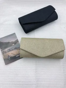 Elegant glitter evening clutch bag for women, stylish envelope shoulder bag for party wedding.
