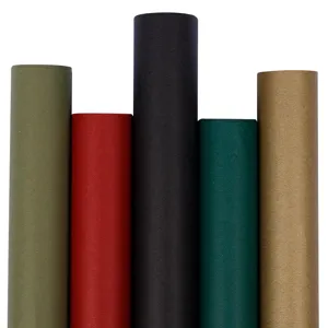 Grote rol cadeaupapier dubbelzijdig vintage inpakpapier voor verjaardag en kerstfeest